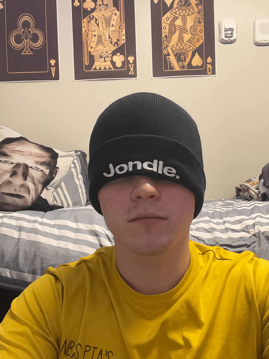 "Jondle." Beanie (Embroidered) product image (4)