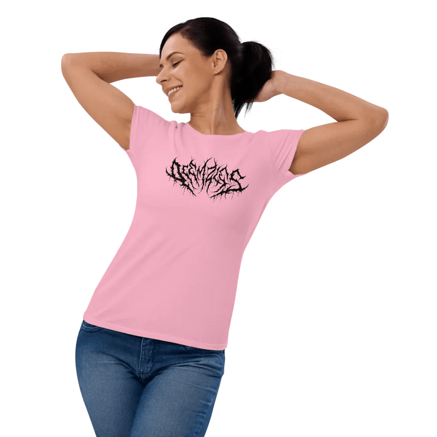 Deemzies - Death Metal logo Women's T-shirt - Black Print product image (2)