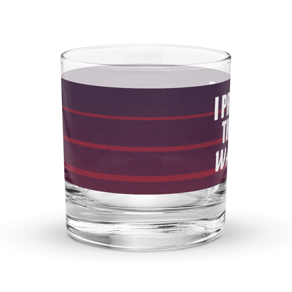 Totally Water Drinking Glass product image (3)