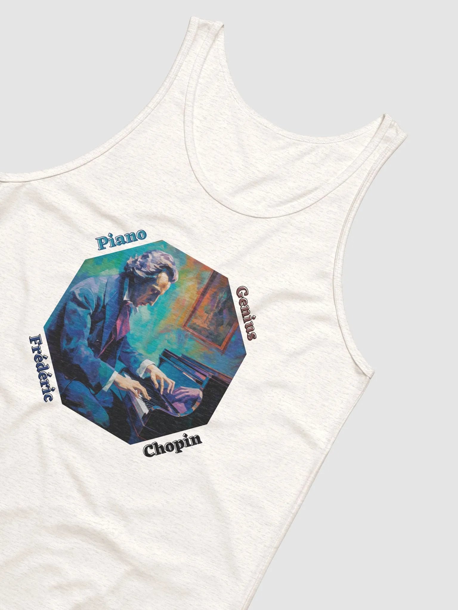 Frédéric Chopin [Playing Piano] - Piano Genius | Tanktop product image (2)