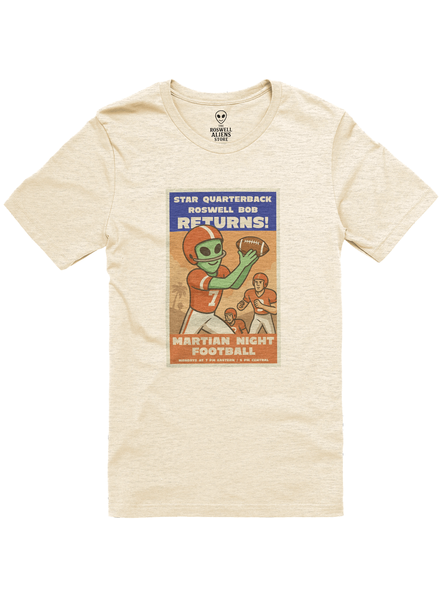 Martian Night Football Roswell Aliens 1950's Retro Poster Unisex T-Shirt product image (97)