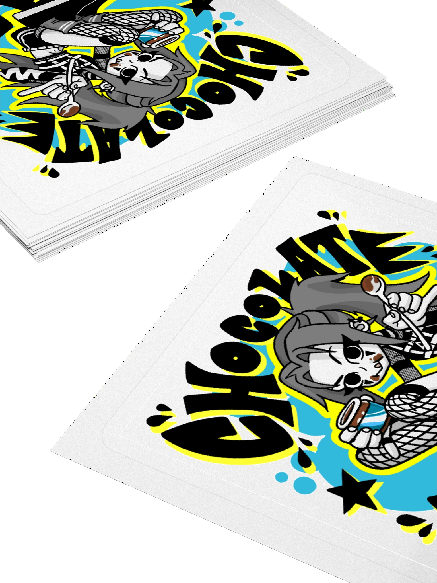 CHOCOLATE JAM - Blue Sticker product image (10)