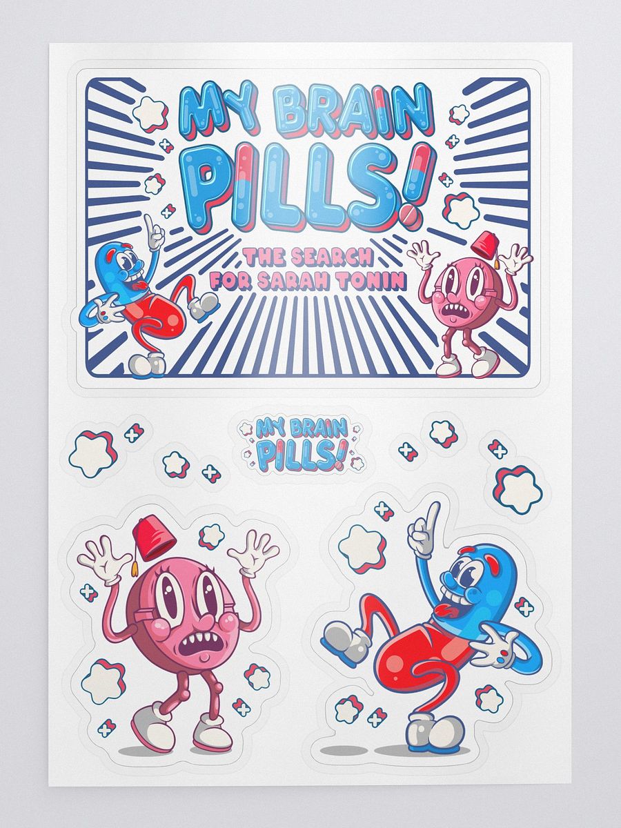 My Brain Pills! Stickers (Sheet 2) product image (1)