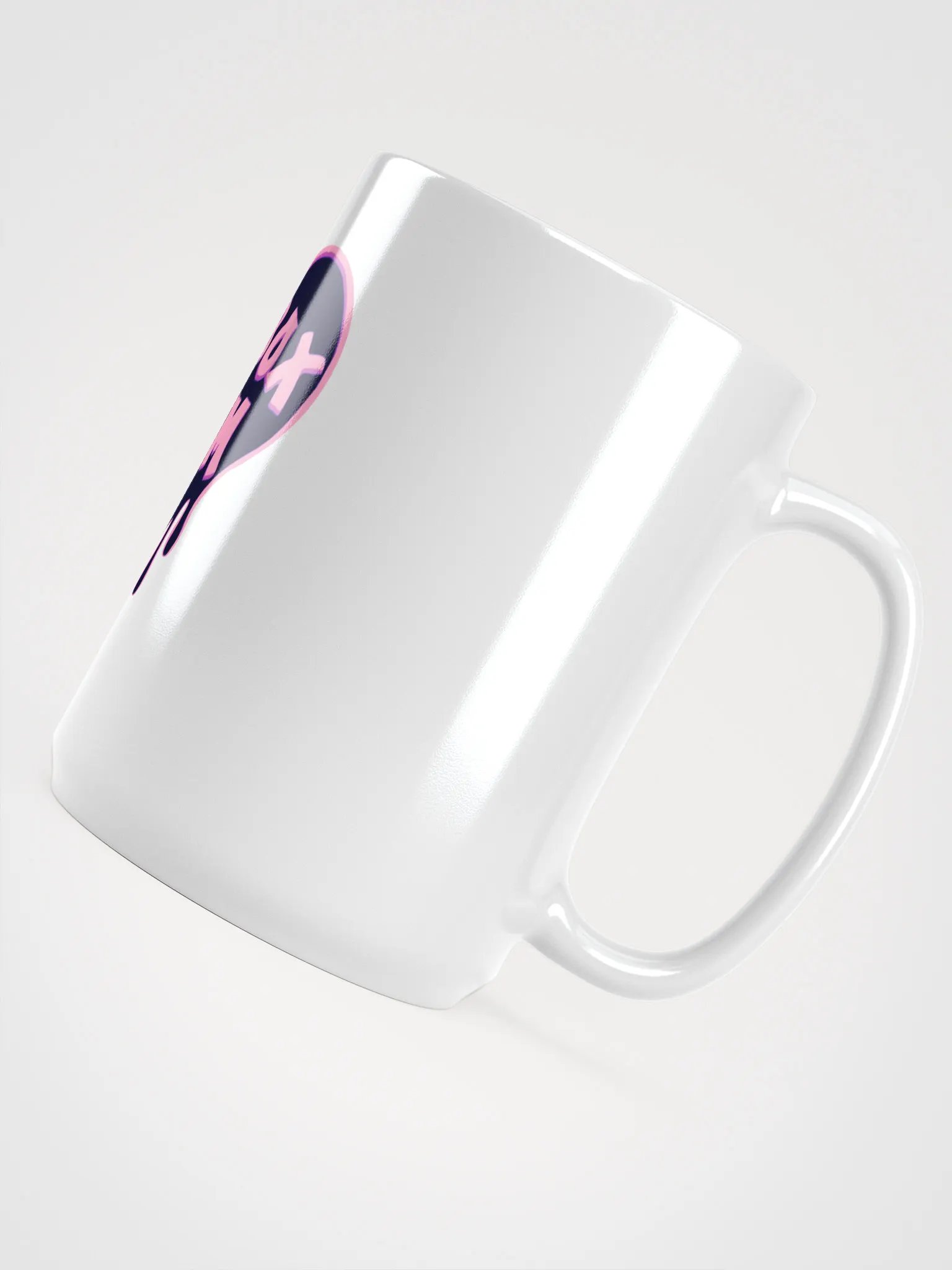 HOT BOX FAM BLACK AND PINK LOGO COFFEE MUG product image (4)