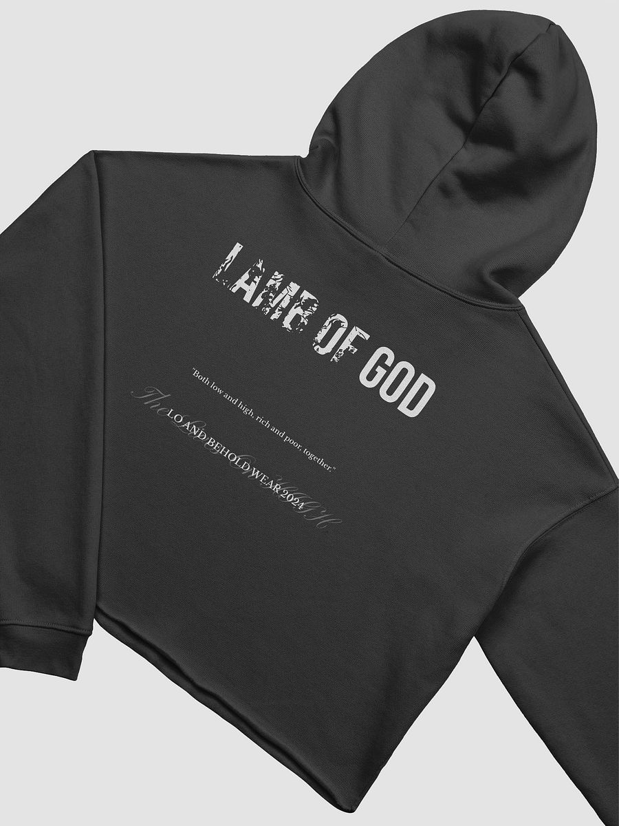 The Lives On HIGH | John's Calling | Women's Crop Top Hoodie | White product image (4)
