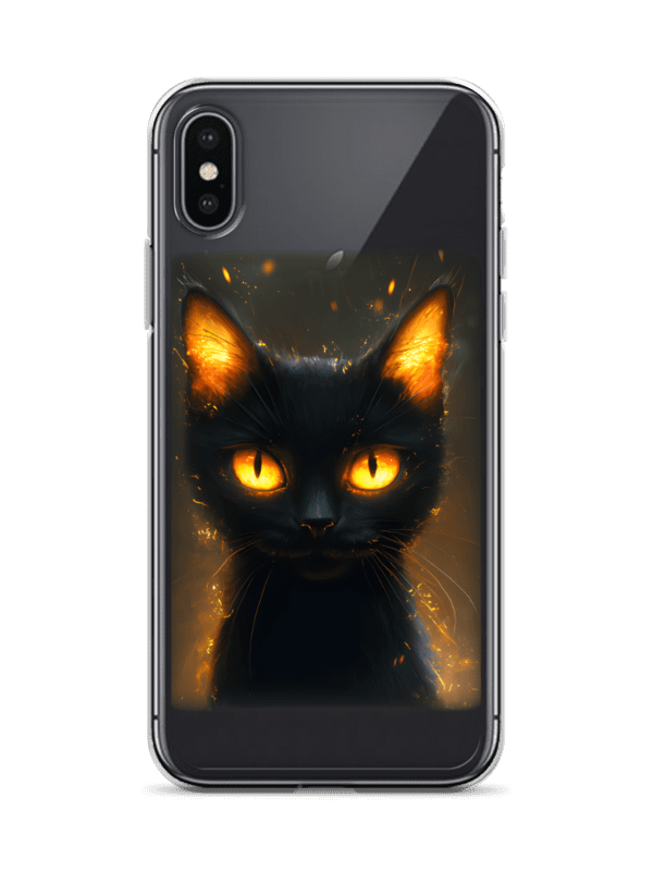 iPhone case with Fire Cat product image (1)