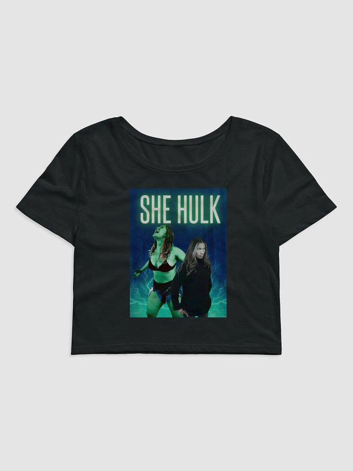 She-Hulk Transformation Women's Crop Tee product image (1)