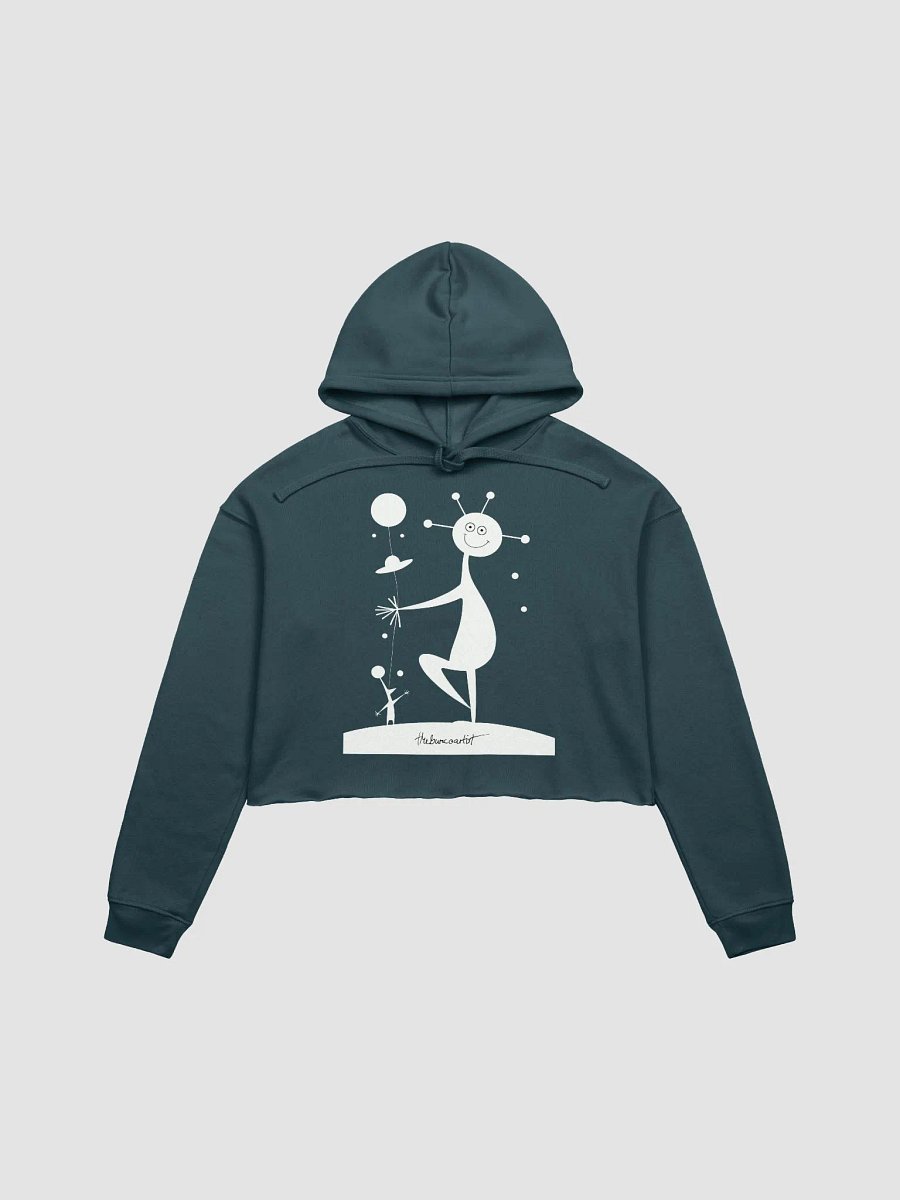 Bella+Canvas Fleece Crop Hoodie product image (2)