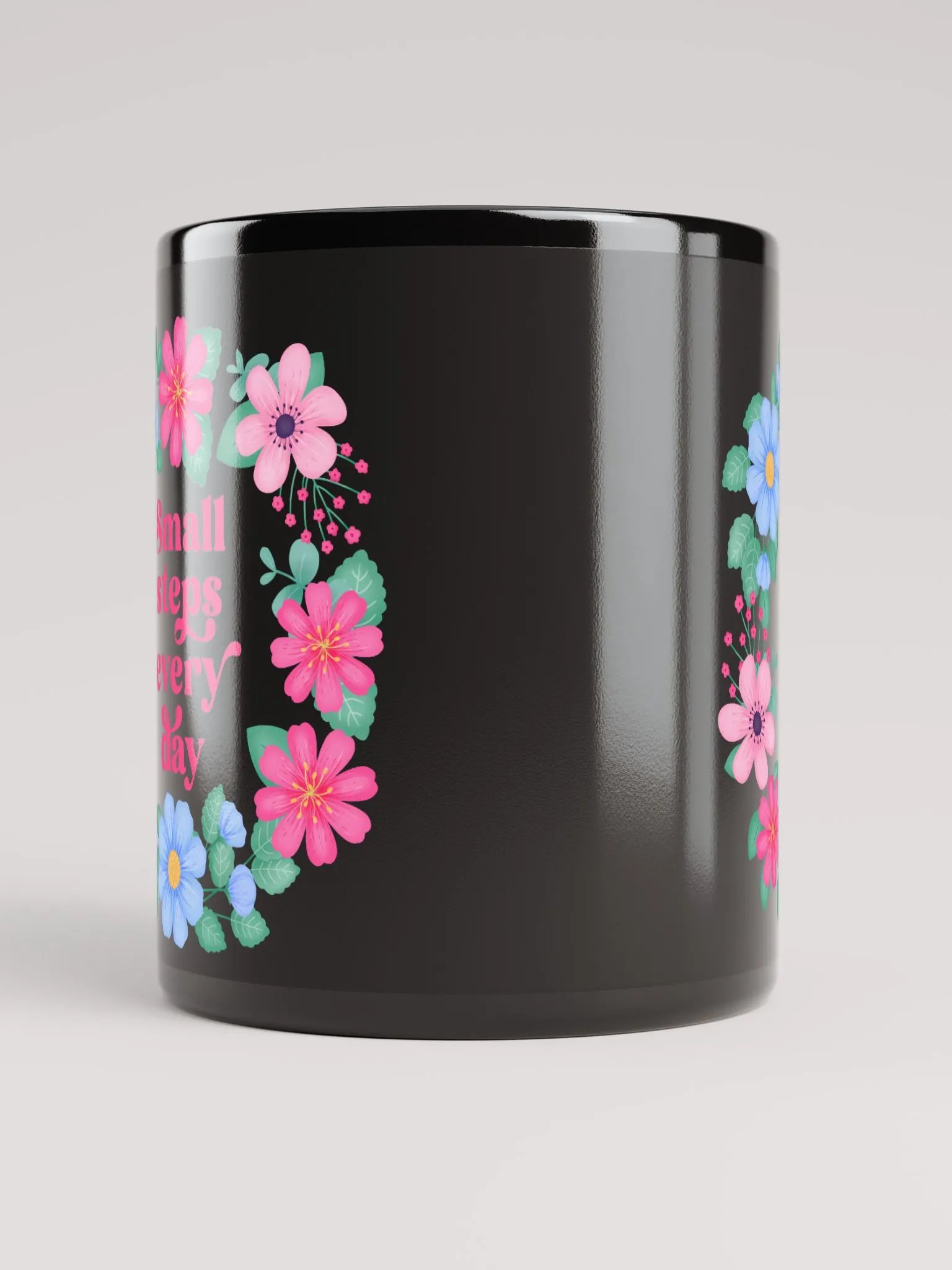 Small steps every day - Black Mug product image (9)