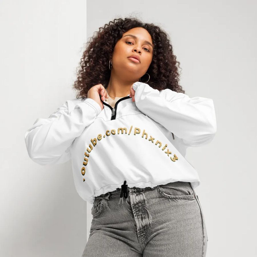 Crop Top Hoodie with My YT product image (12)
