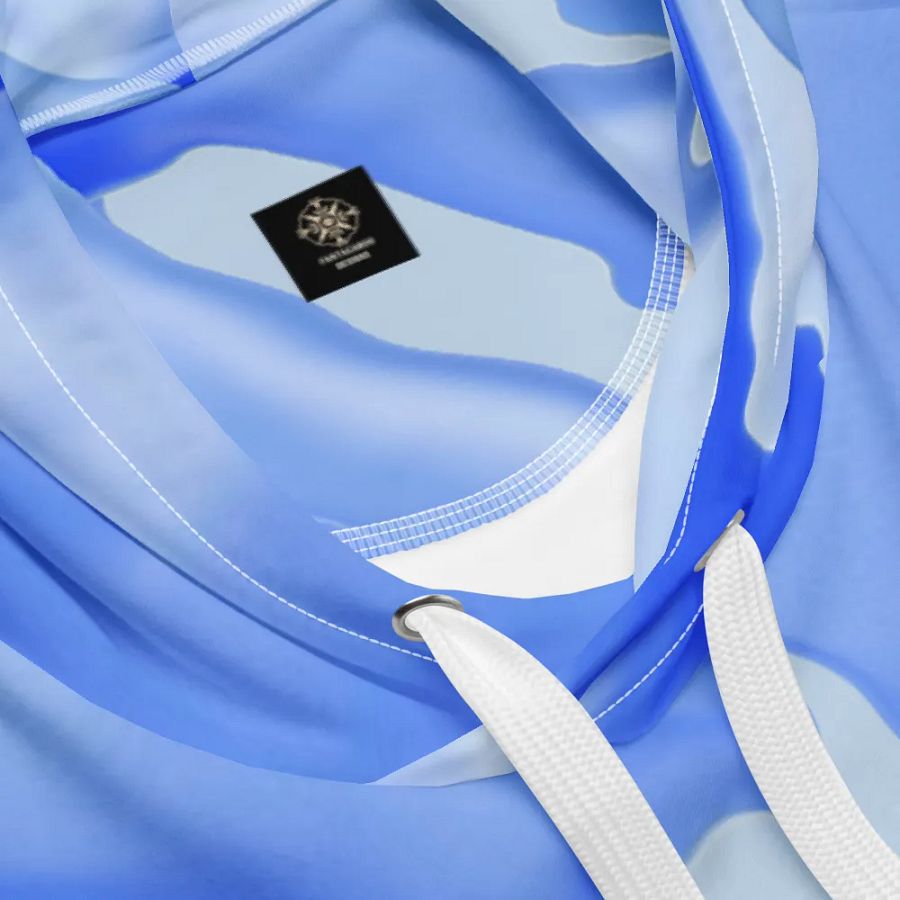 Blue Abstract Art All over print Unisex Hoodie product image (10)