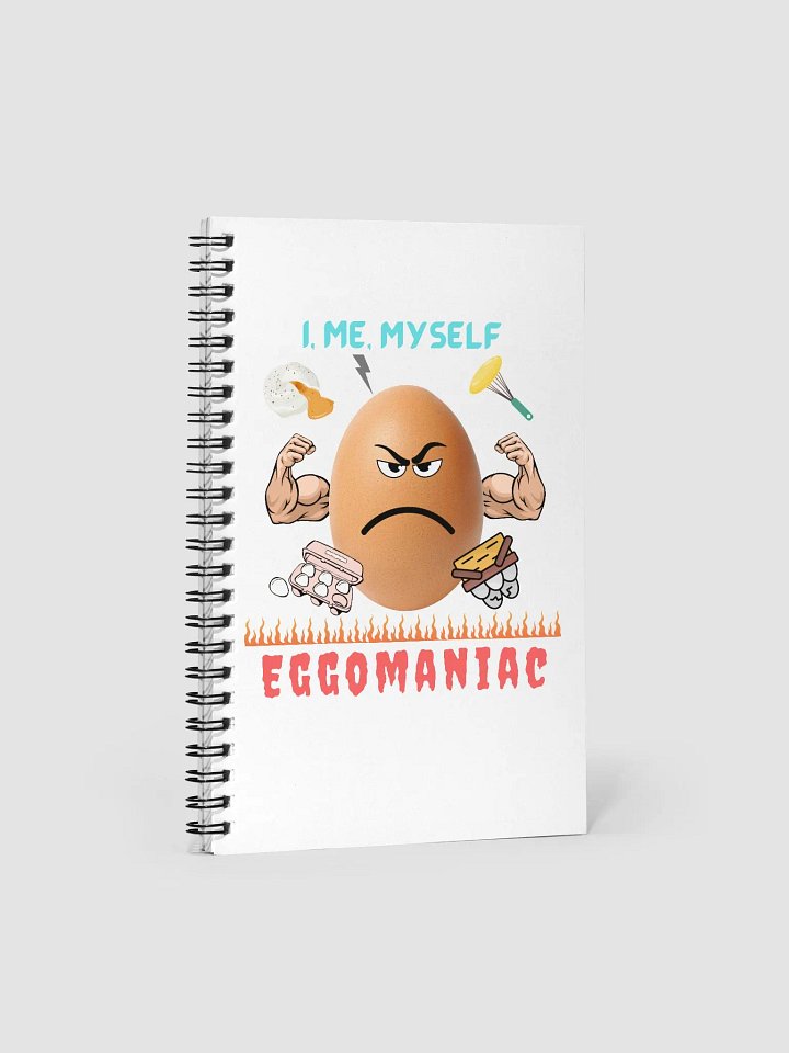 Eggomaniac - Easter Egg Spiral Notebook product image (1)