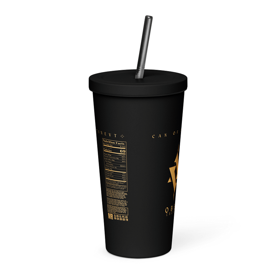🥤 OBEY Energy – Insulated Tumbler with Straw product image (3)