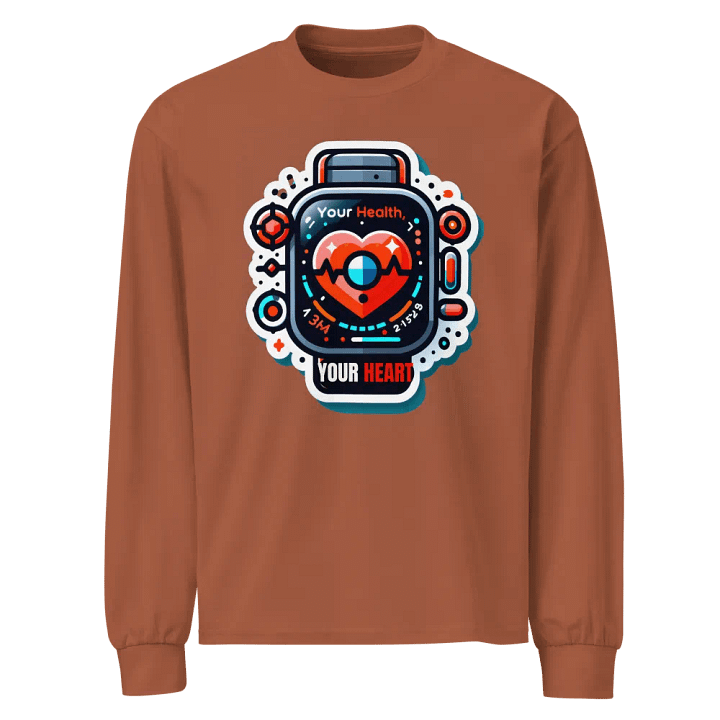 Heartbeat Tracker Unisex Long Sleeve Shirt product image (1)