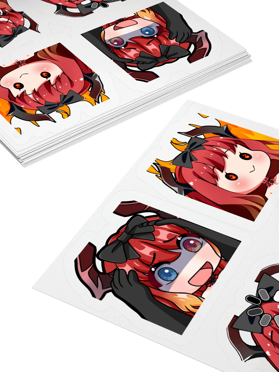 ScarLight Crimson Emotive Sticker Set product image (11)