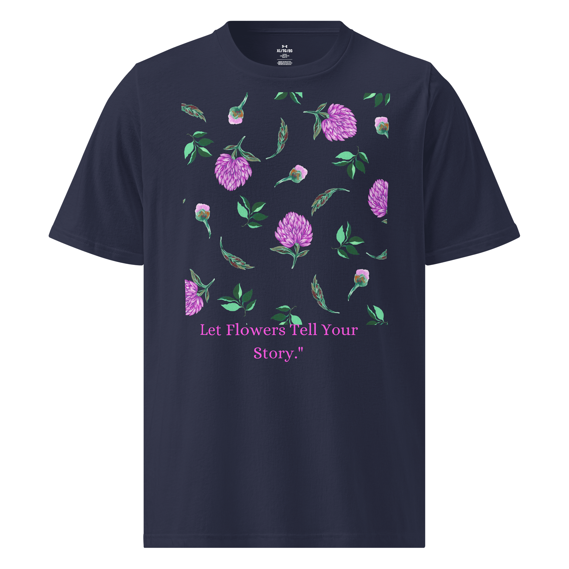 Floral Story Athletic T-Shirt product image (1)