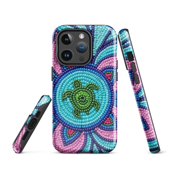 Turtle Faux-Beadwork iPhone® Tough Case product image (3)