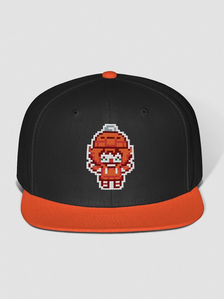 Pixel Oxy Snapback Cap (Outlined) product image (1)