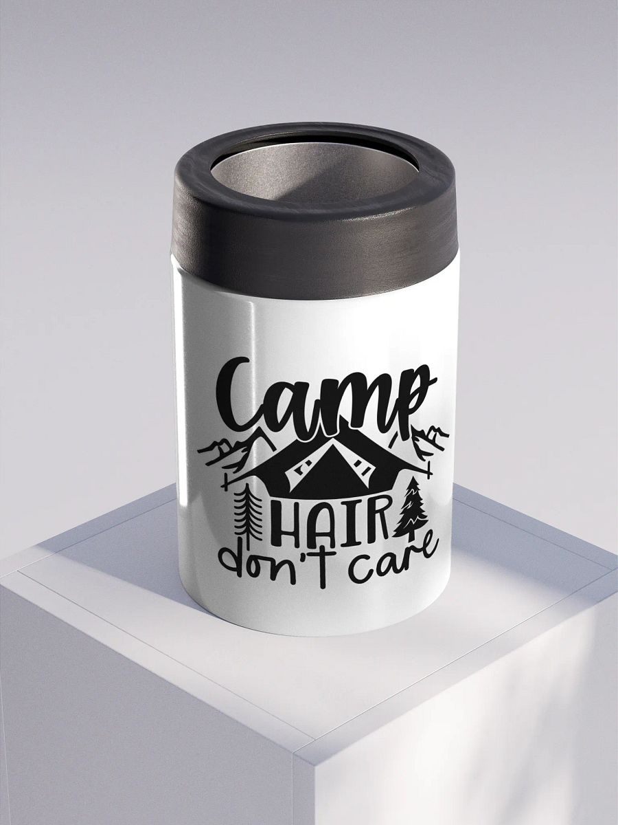 Camp Hair Don't Care Stainless Steel Koozie product image (3)