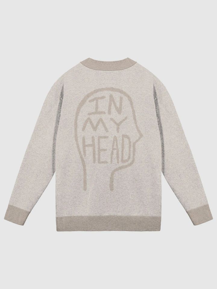 In My Head (lg. design, tan) knitwear cardigan product image (10)