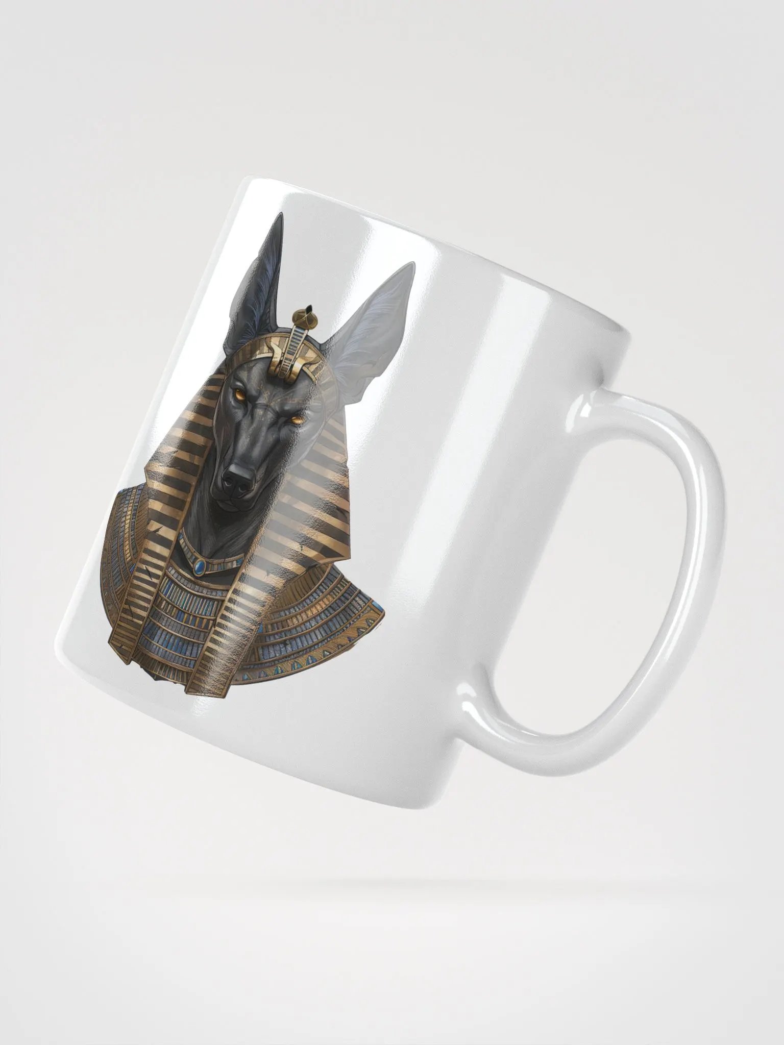 Anubis - The God of the Dead White Glossy Mug product image (2)