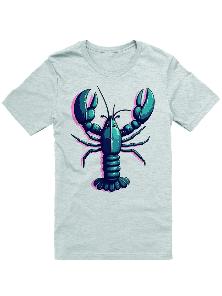 Glitch Pixelated Lobster Unisex T-Shirt product image (2)