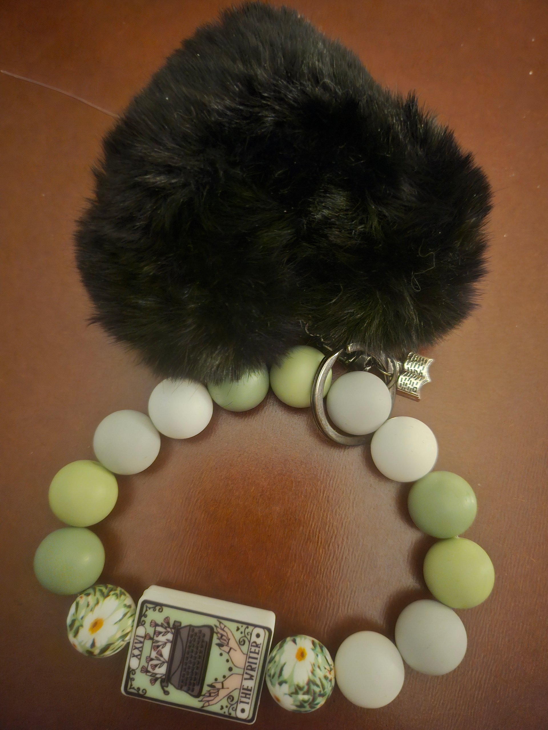 Handmade Silicone Bead Keychain Wristlet product image (4)