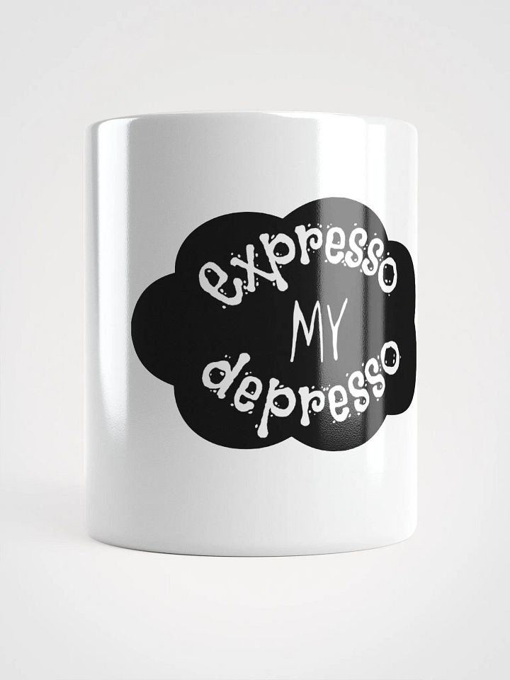 Expresso my Depresso Mug, Black Cloud, White Mug product image (1)