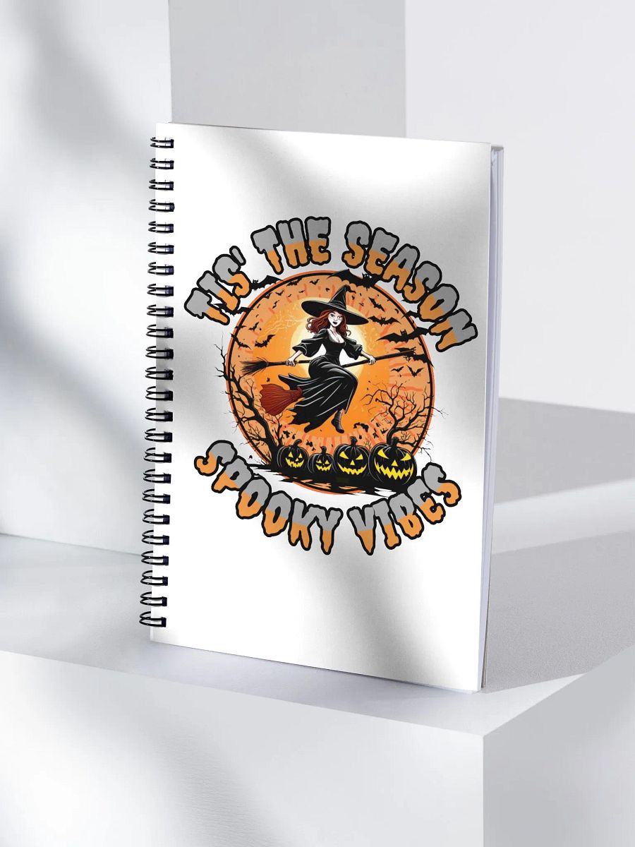 Tis The Season Spooky Vibes Spiral Notebook product image (3)