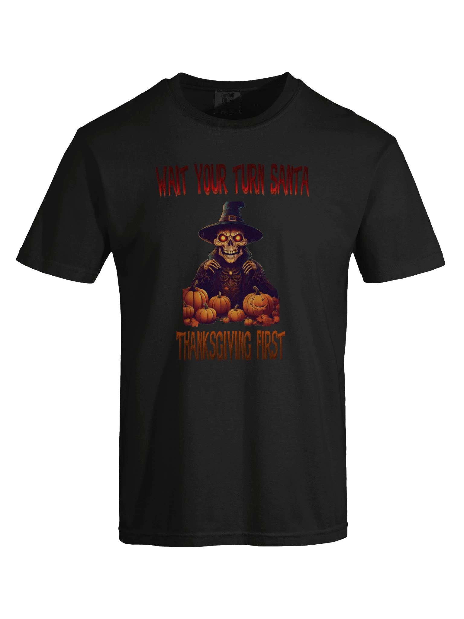 Witchy Skeleton Thanksgiving T-Shirt product image (45)