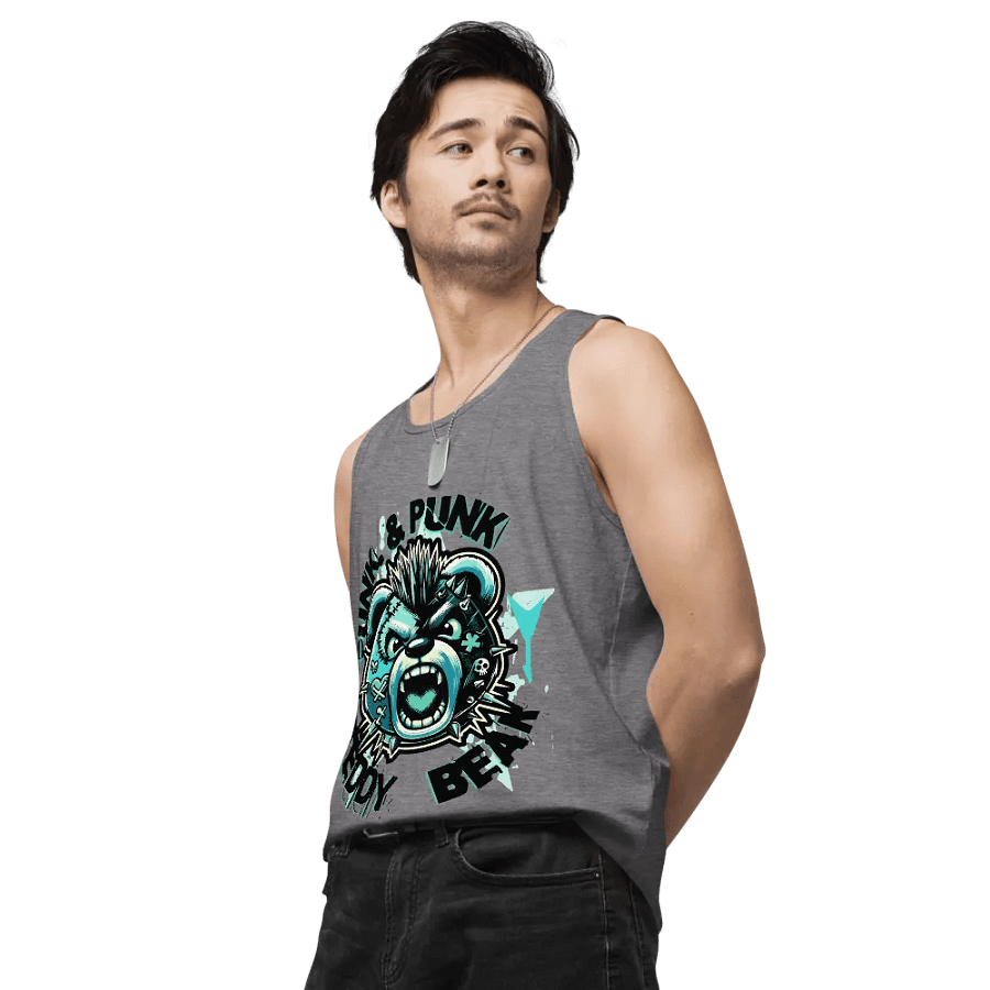 Bad Teddy | Cotton Heritage Men's Premium Tank Top product image (4)