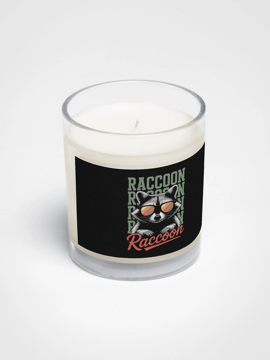 Cool Raccoon Sunglasses Soy Wax Candle product image (2)
