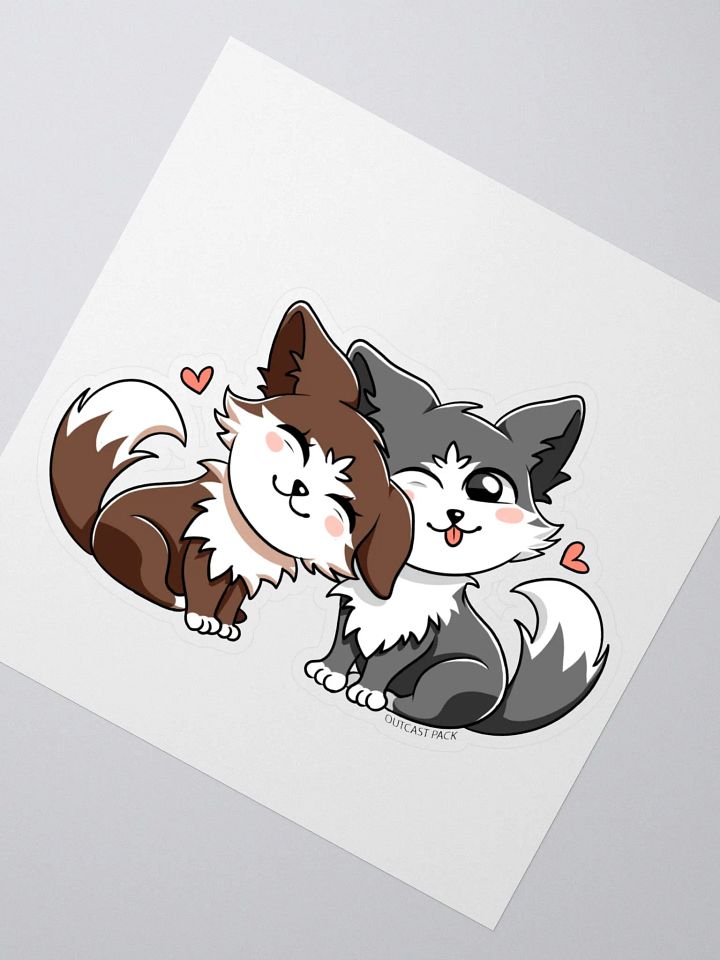 Outcast Pack Wolves Sticker product image (2)