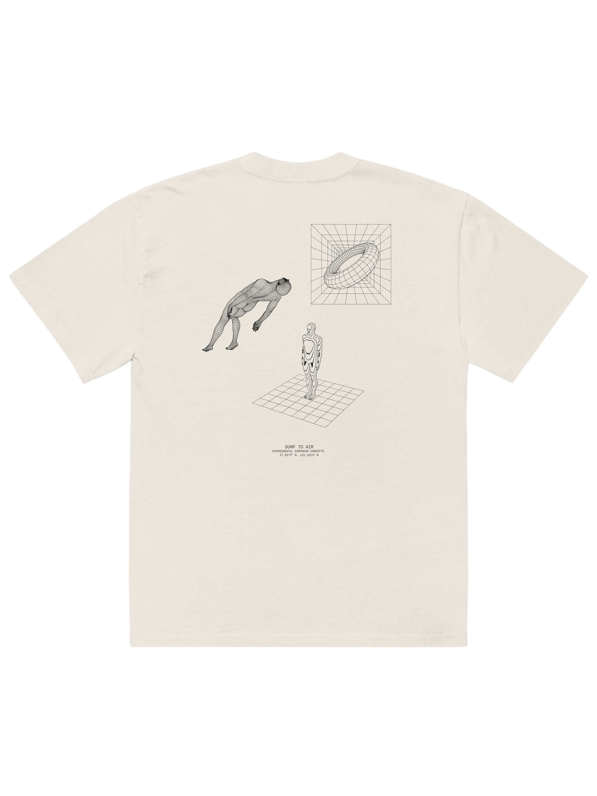 Ascend | Oversized Tee (Bone) product image (3)