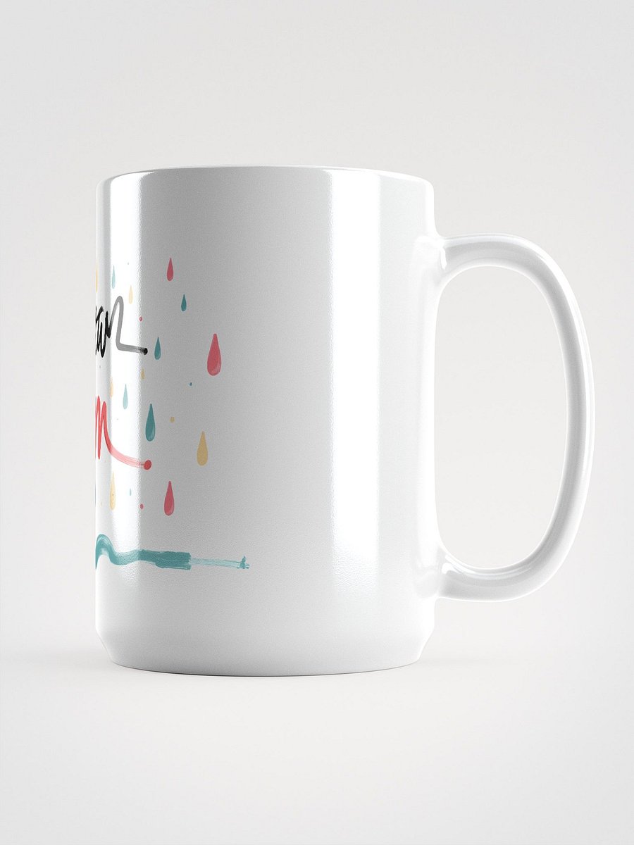 Rainy Day Freedom Poster | Whimsical Dance Art Print Glossy Mug product image (1)