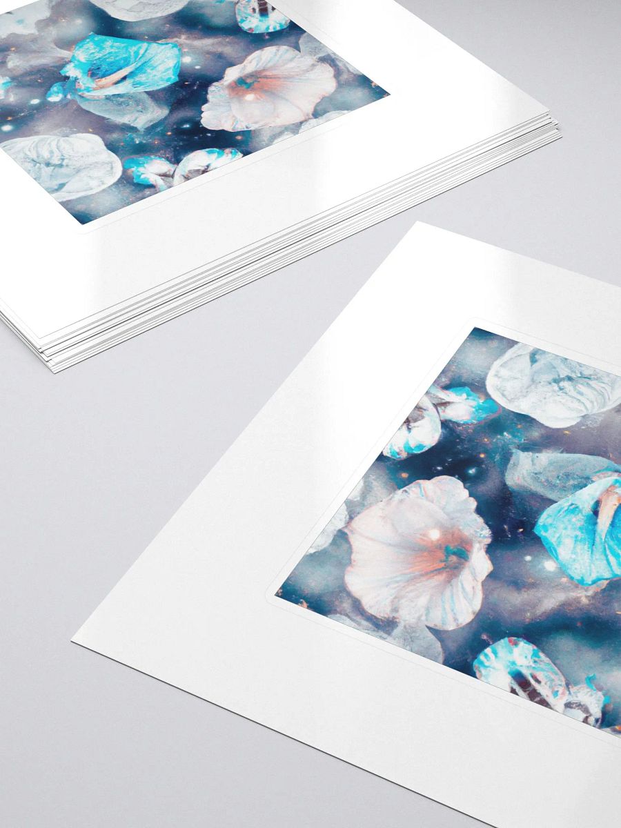 Galactic Wild Flower Alpha Sticker product image (5)