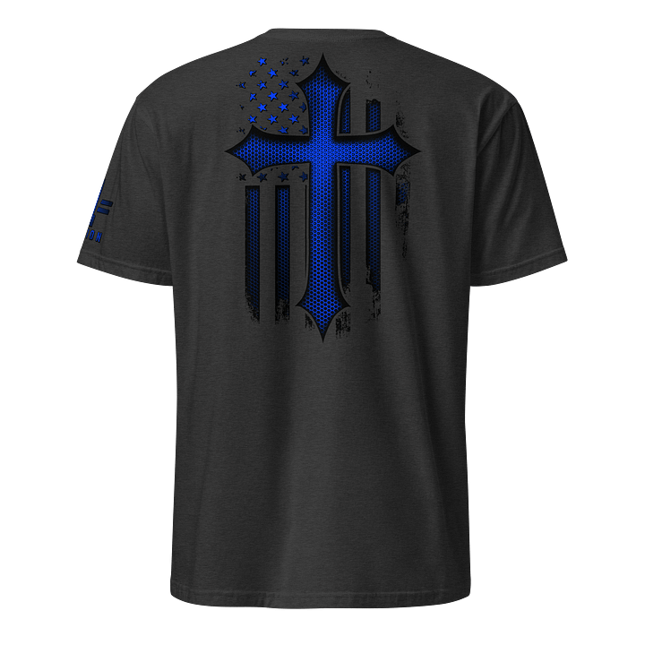 Christian Cross Blue Carbon Onyx product image (1)