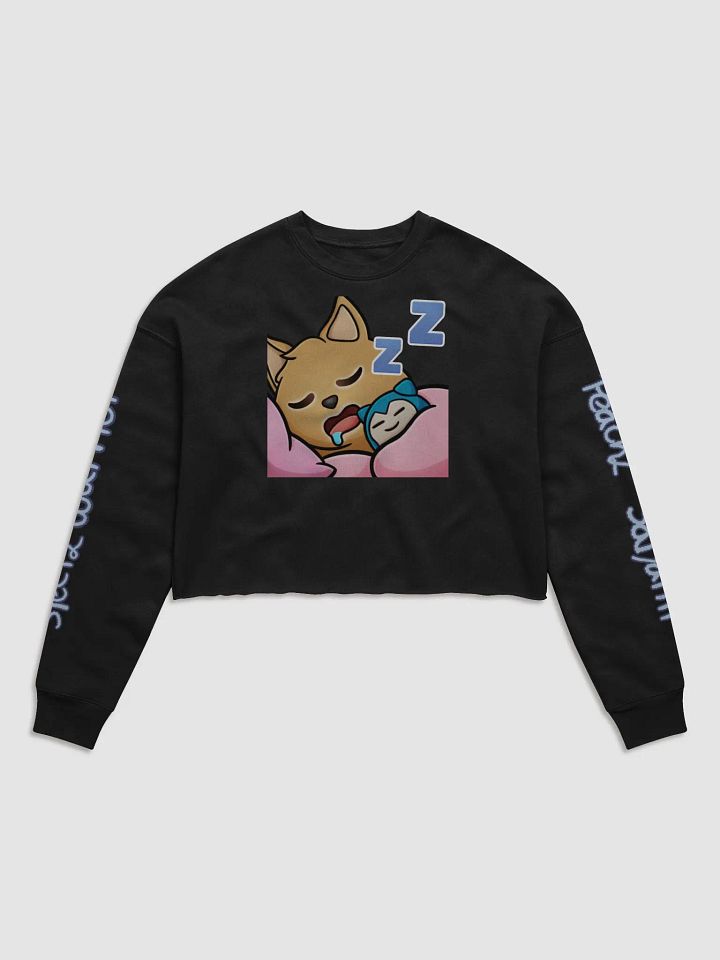 Sleepy Warrior Fleece Crop Sweatshirt product image (2)