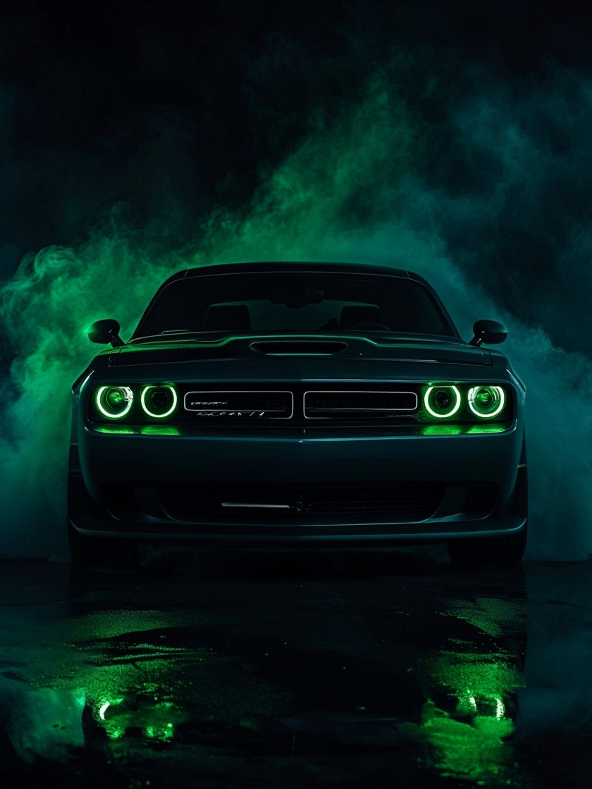 Neon Dream Car Framed Poster product image (1)