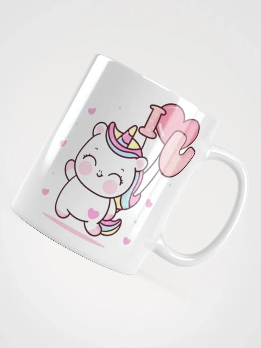 White Glossy Mug Sweet Cloud product image (4)