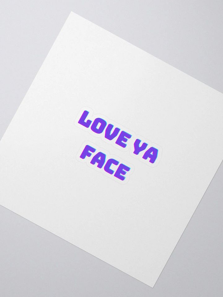 Love Ya Face Sticker product image (2)