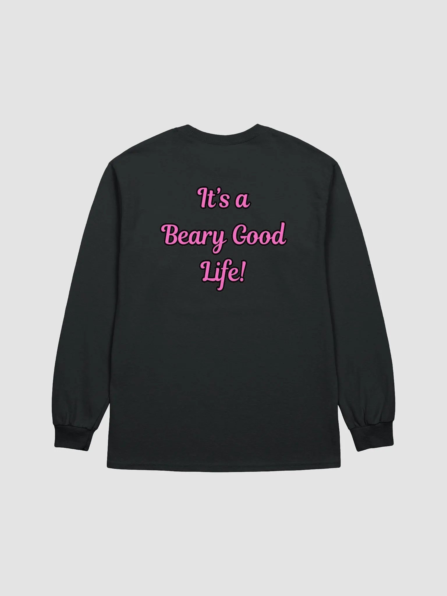 "It's a Beary Good Life!" Teddy Bear Wave Long Sleeve Tee product image (2)