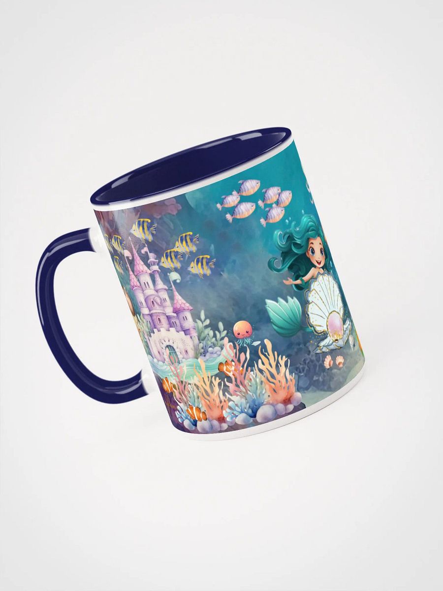 Meeting Mermaid Ceramic Mug | Underwater Adventure | Ocean-Themed Drinkware product image (3)