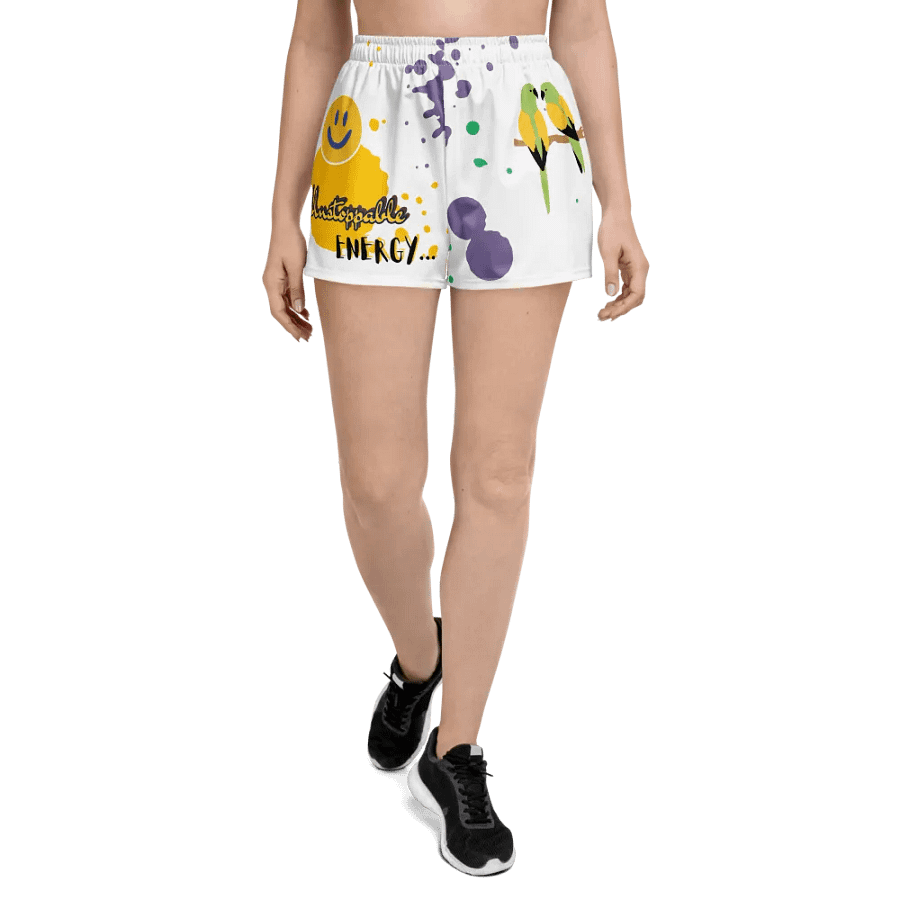 🎨🌸 Holi Special High-Waisted Athletic Short Shorts – Celebrate in Color! product image (1)
