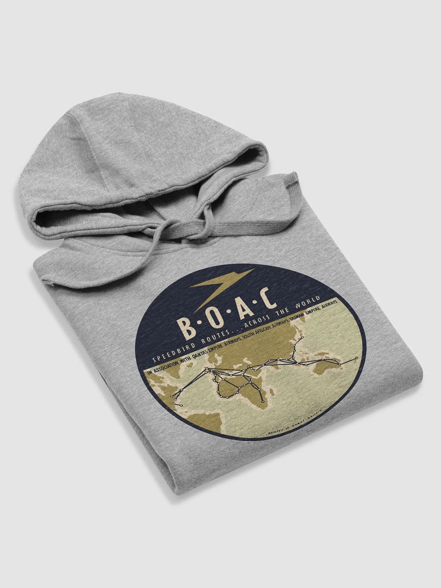 BOAC Speedbird Routes Across The World - Hoodie product image (3)