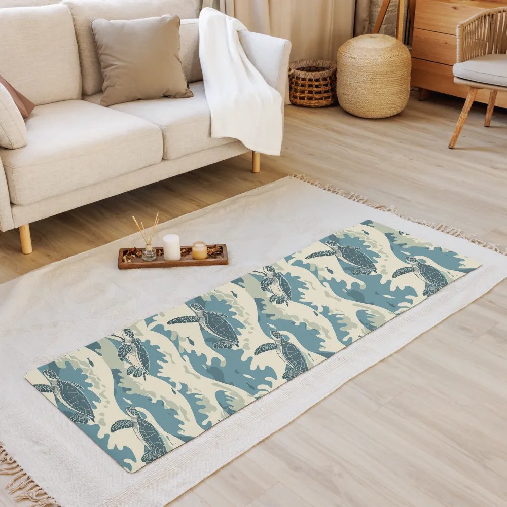 Sea Turtles Yoga Mat by Treasure Pie product image (9)