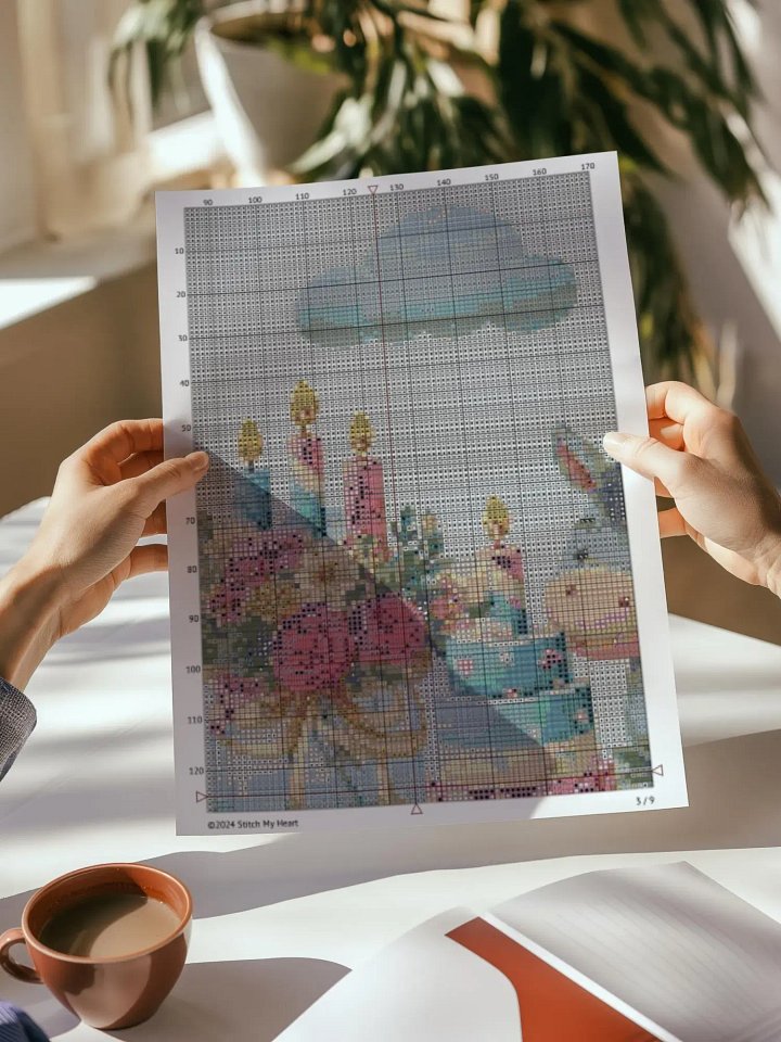 Bear-y Special Baby Shower Cross Stitch Pattern product image (2)