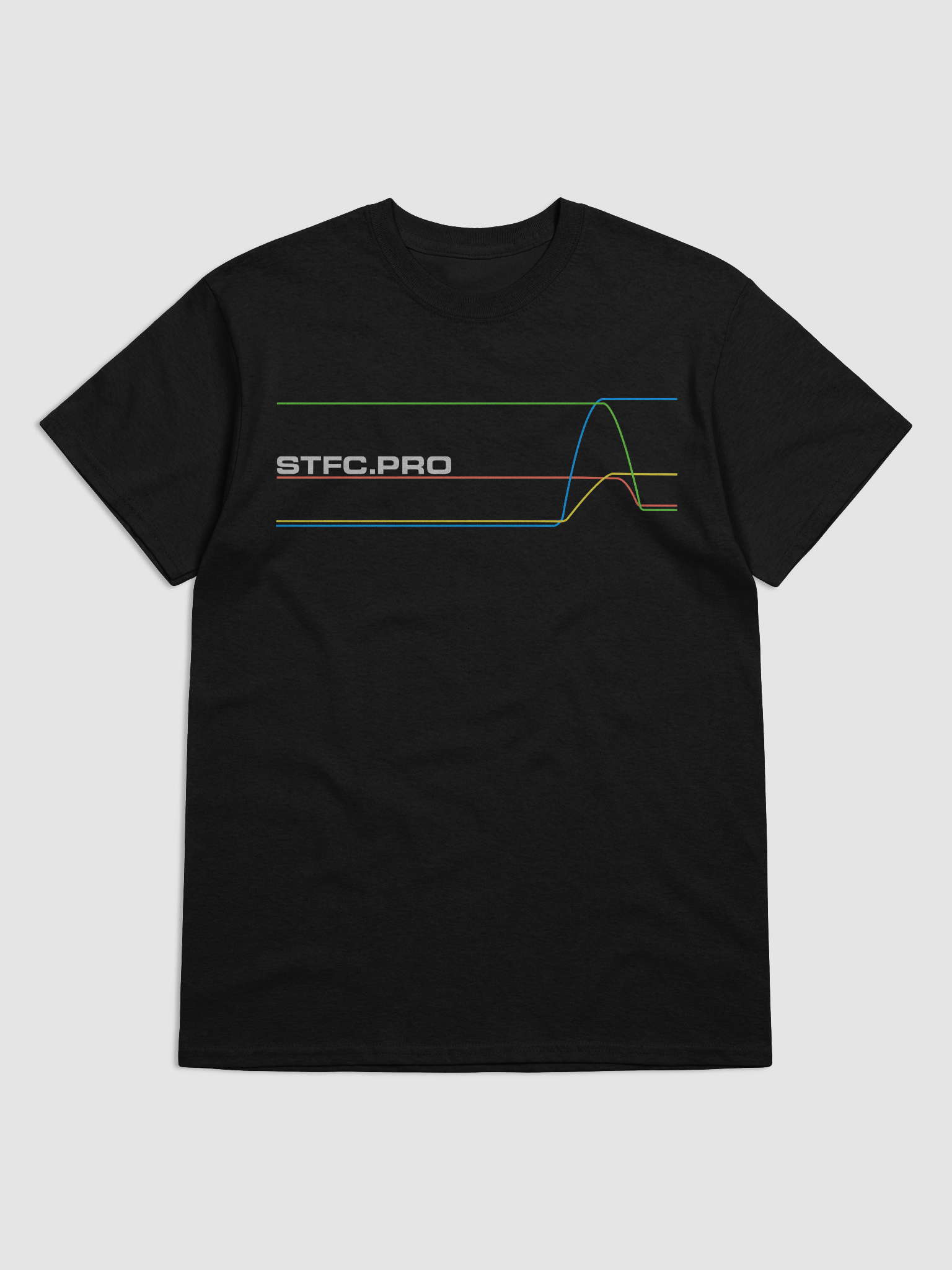 80s Inspired STFC.PRO graph lines t-shirt product image (10)