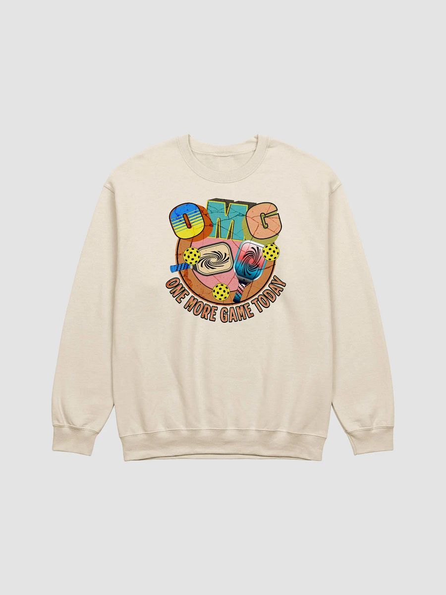 OMG One More Game Today Pickleball Crewneck Sweatshirt product image (19)