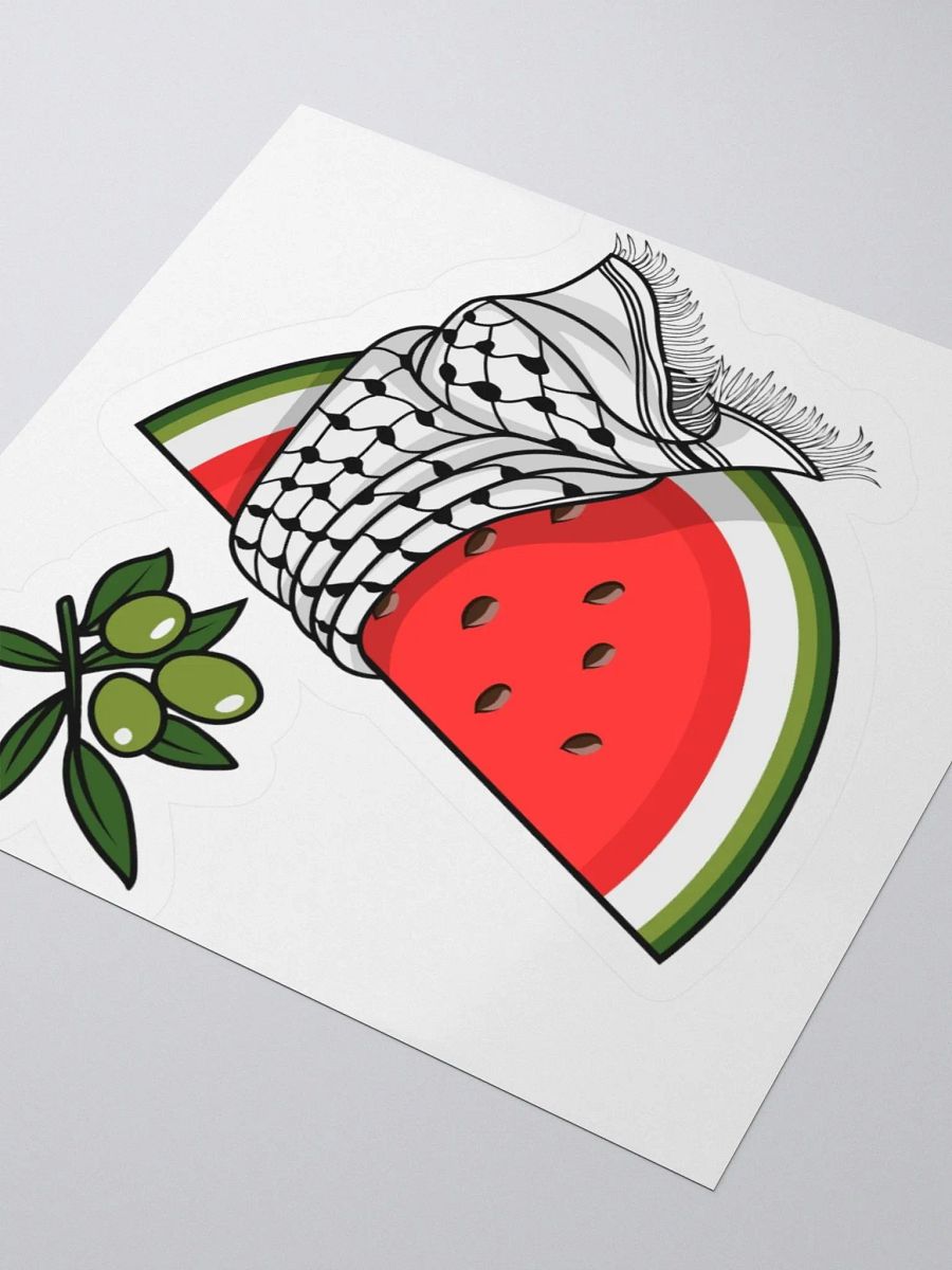 Keffiyeh Watermelon Kiss Cut Stickers product image (8)